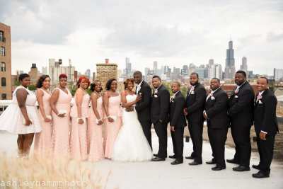 Chicago Wedding Bride and Groom