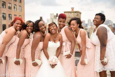 Chicago Wedding Bride and Bridesmaids