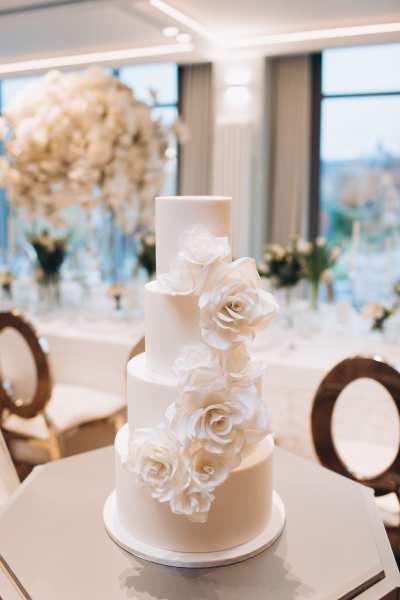 Events by TMA White Wedding Cake