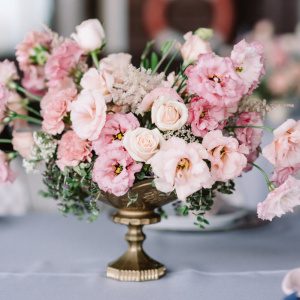 Events by TMA Pink and Green Wedding Flowers