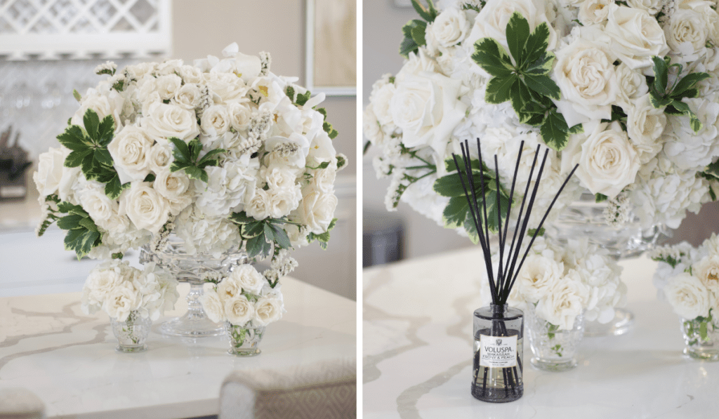 White and Green Wedding Flowers